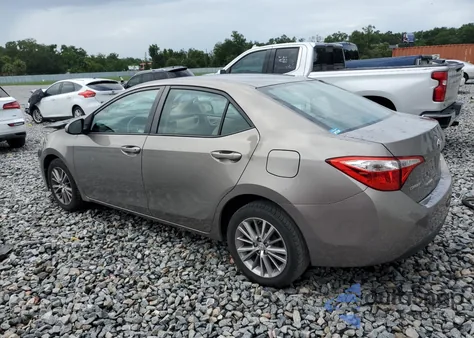 2015 Toyota Corolla L из США, поврежденный, VIN 2T1BURHE4FC259865
